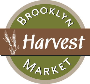 A theme footer logo of Brooklyn Harvest Markets